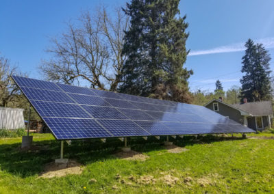 Sunpower Ground Mount Solar PV System – 11.772 kW on Vashon Island
