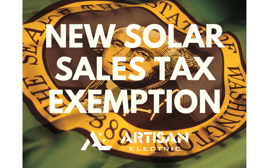Solar Sales Tax Exemption in Washington State