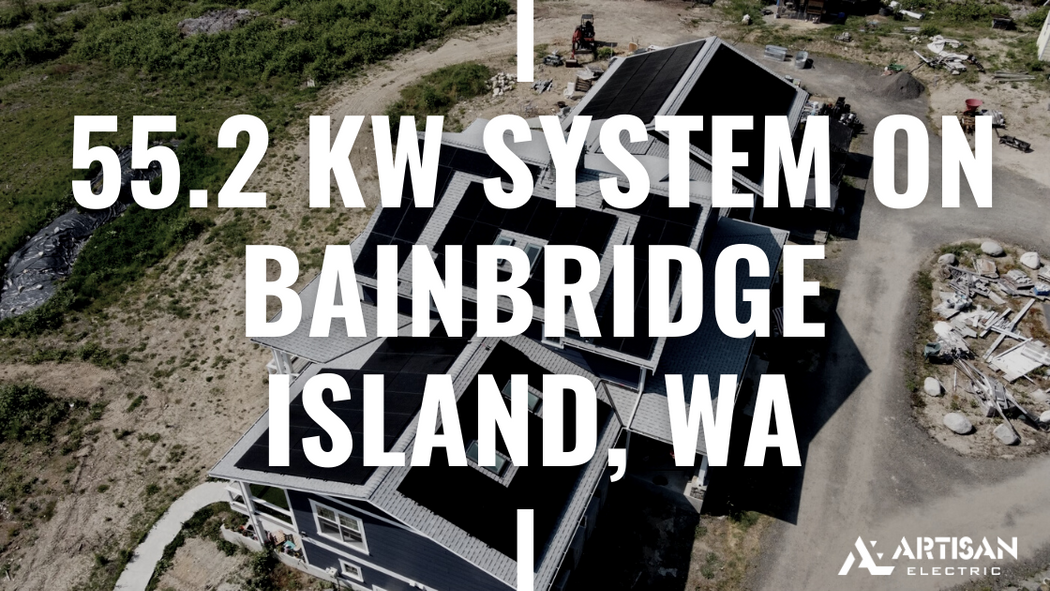 55.2 kW Q-Cells Solar PV System in Bainbridge Island, WA