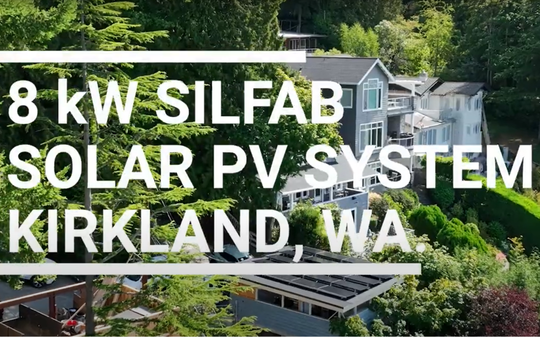 8 kW Silfab Solar PV System in Kirkland, WA